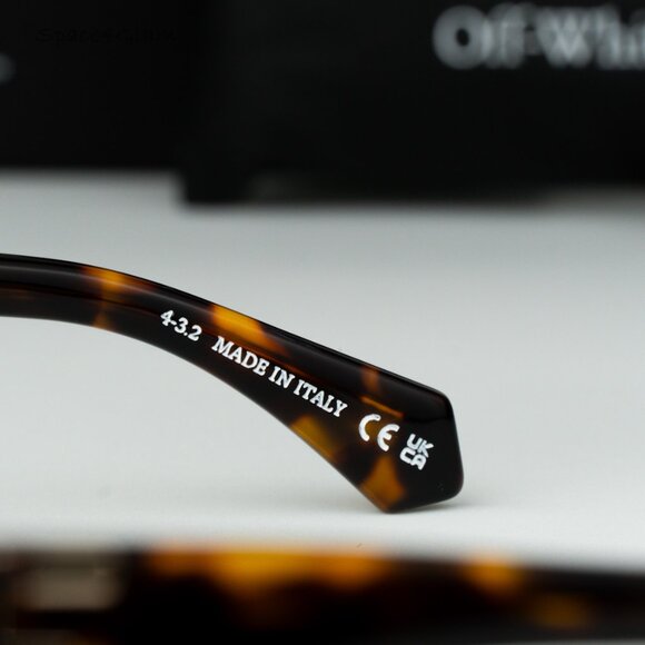 Off-White Women Sunglasses Havana Grey Square OERI124 FILLMORE 6007 BRAND NEW